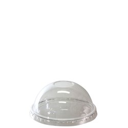 Lid No Hole Recycled PET Clear 78mm