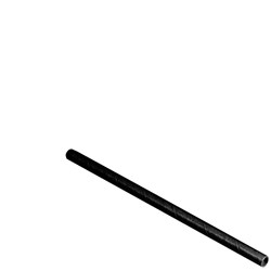 Straw Paper Cocktail Black 135mm