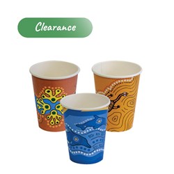 Paper Coffee Cup Biodegradable & Compostable Aqueous Lined Single Wall Keip series 8 oz  