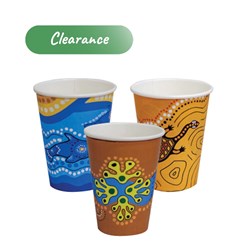 Paper Coffee Cup Biodegradable & Compostable Aqueous Lined Single Wall Keip series 12 oz  