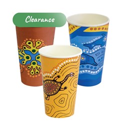 Paper Coffee Cup Biodegradable & Compostable Aqueous Lined Single Wall Keip series 16 oz  