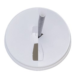 Lid Paper Enviro White (To Suit 8oz,12oz, 16oz Cups) Rim 90MM