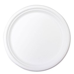 Plate Round Natural Fibre Natural 10 inch 255mm