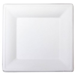 Plate Square Natural Fibre Natural 260mm