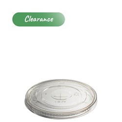Flat Lid PLA Clear 98mm