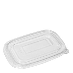 Lid RPET Anti Fog To Suit PLAnet Rectangular Containers 500ml To 1000ml Clear Antifog