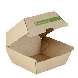 Burger Clam Supa Flute Corrugated Board Kraft Regular