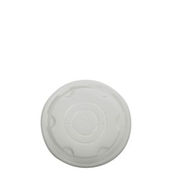 Round Lid PLA To Suit 8 oz Heavy board Soup Cup Opaque 90mm