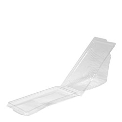 Sandwich Wedge Recycled Pet Clear Small