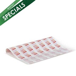 Burger Wrap Wax paper Printed 380X330mm