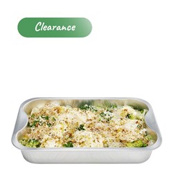 Foil Container Oblong Tray Smooth Wall 2Litres 