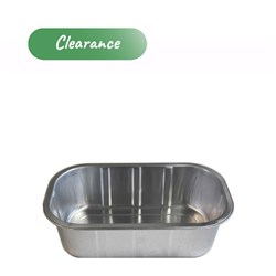 Foil Container Rectangular Tray Smooth Wall 1080ml