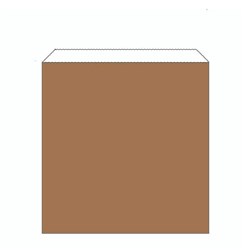 Paper Bag Grease Proof Lined 1'S Brown 200X205mm