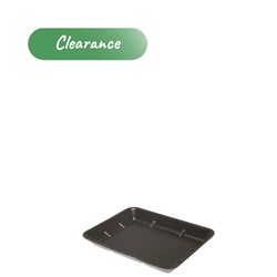Food Tray FST Foam Deep Black 8x7 Inch