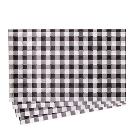 Greaseproof Paper Gingham Black 320X200mm