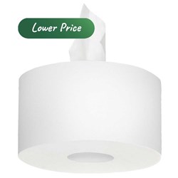 Wipes On Roll Wypall Centrefeed 1 Ply White 180mm x300m