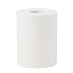 Paper Hand Towel Essentials 1 Ply Roll White 180mm x100m