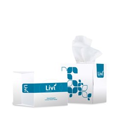 Facial Tissues Essentials 2 Ply 90 Sheets White 