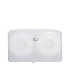 Toilet Tissue Dispenser Double Roll Jumbo(Jrt) White 