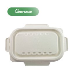 Natural Fibre Rectangle Container Lid Laminated