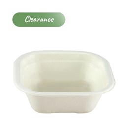 Natural Fibre Square Container 8 oz