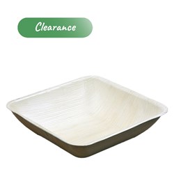 Bowl Dip Square Palm Leaf 200mm