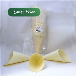 Wood Cone Palm Leaf- 6.5X18 cm