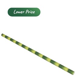Straw Paper Bamboo Green 205mm