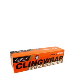 Clingwrap In Dispenser Clear 33cm x600m