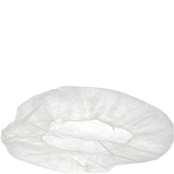 Cap Bouffant White 21 Inch