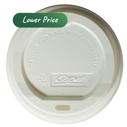 Lid Plastic To Suit 12 oz Hot Paper Cup Black 92mm