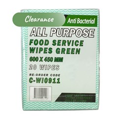 Wipes All Purpose Green 20 pack