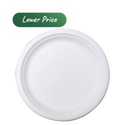 Plate Round Natural Fibre Natural 225mm