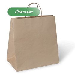 Carry Bag  Brown Pth Kraft Large Uber 360X300X175mm