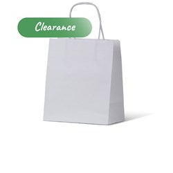 Carry Bag White Kraft Bt Toddler Twist